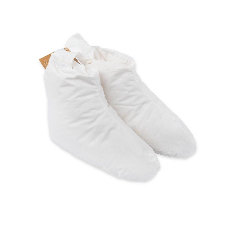 Traumschloss Bettschuh Daunenschuh Ideal für kalte Winter-Nächte, Hält Füße warm