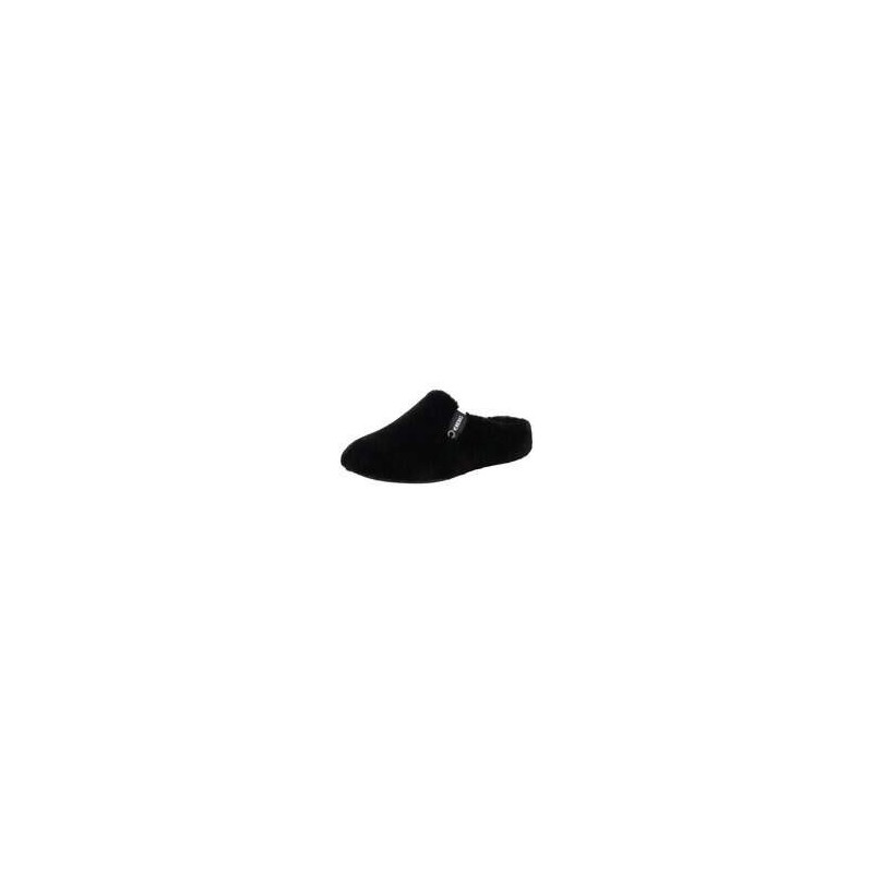 Verbenas York Groseto Hausschuhe Damen schwarz|schwarz