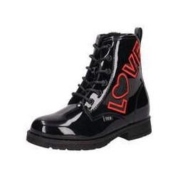 Puccetti Schnür Boots Mädchen schwarz|schwarz|schwarz