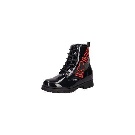 Puccetti Schnür Boots Mädchen schwarz|schwarz|schwarz