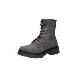 Dockers Schnürstiefelette Damen grau|grau