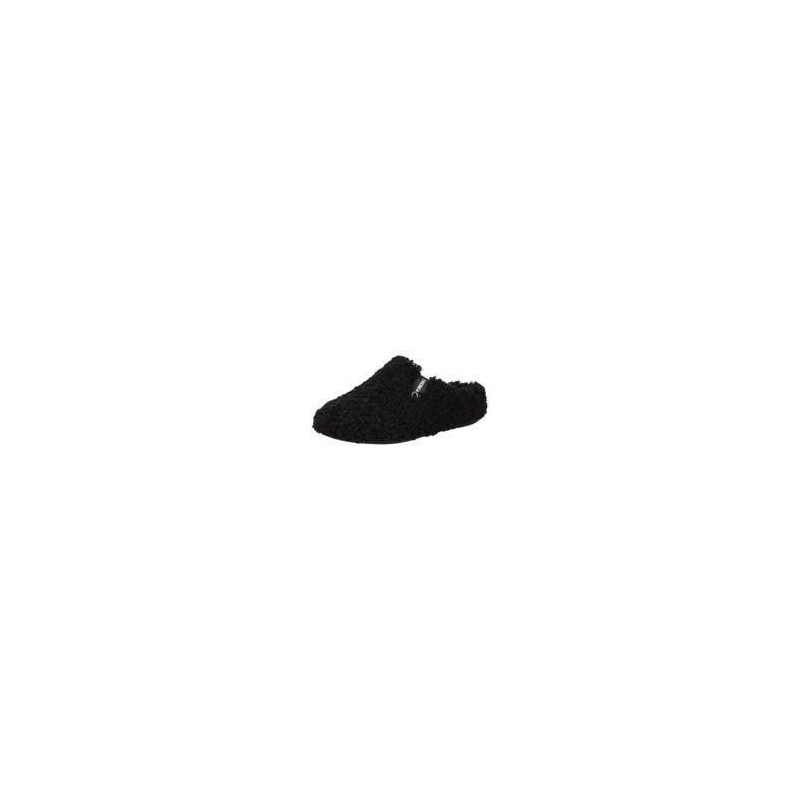 Verbenas York Curly Hausschuhe Damen schwarz|schwarz