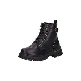 Barbarella Schnür Boots Mädchen schwarz|schwarz|schwarz|schwarz|schwarz