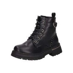 Barbarella Schnür Boots Mädchen schwarz|schwarz|schwarz|schwarz|schwarz