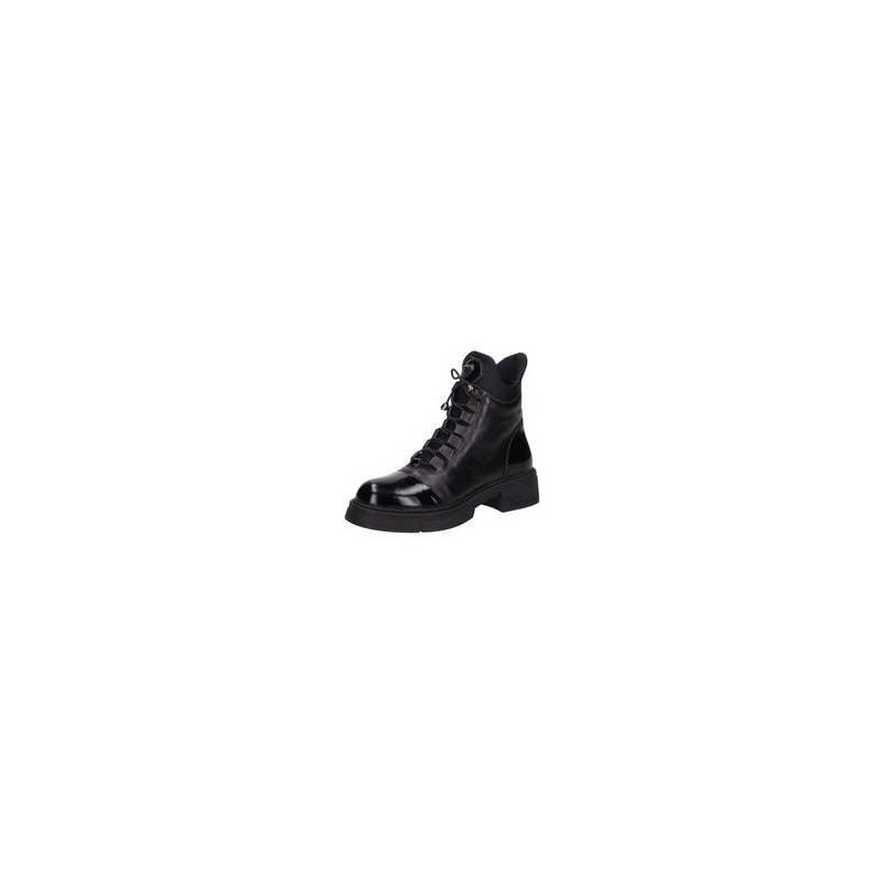 2Go Fashion Schnürstiefelette Damen schwarz|schwarz