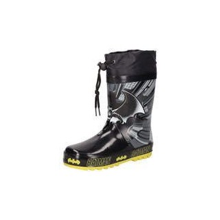 Batman Gummistiefel Jungen schwarz|schwarz|schwarz