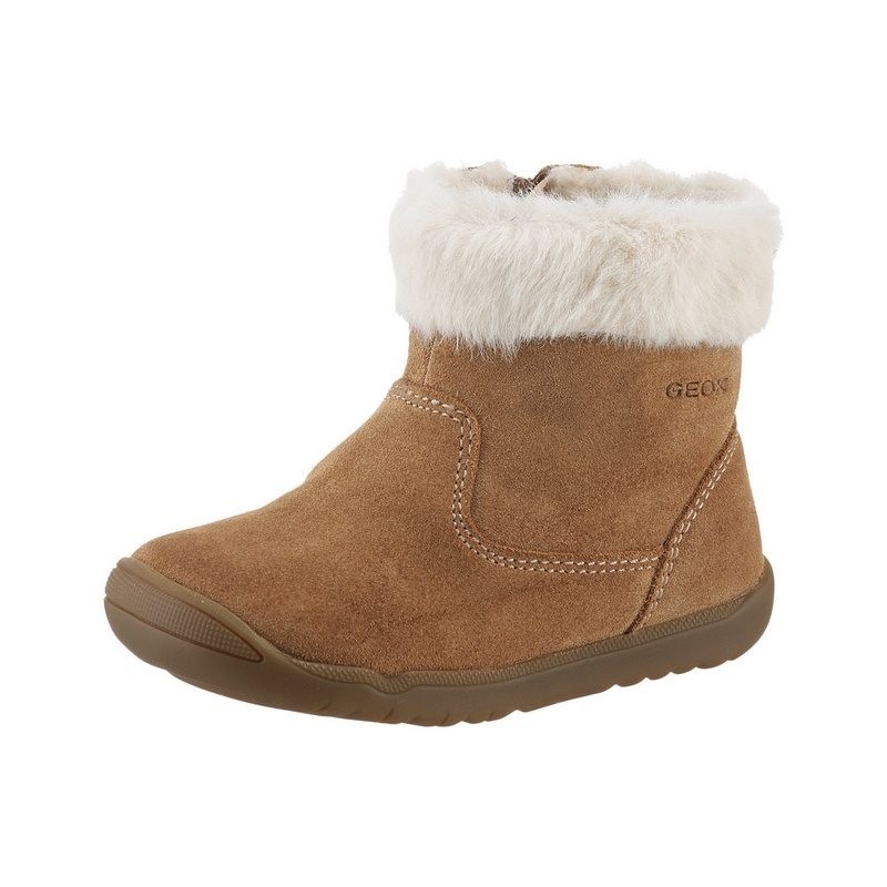 Geox B MACCHIA GIRL C Lauflernschuh Winterboots, Kinderstiefel, Babyschuh mit Warmfutter