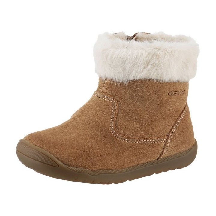 Geox B MACCHIA GIRL C Lauflernschuh Winterboots, Kinderstiefel, Babyschuh mit Warmfutter