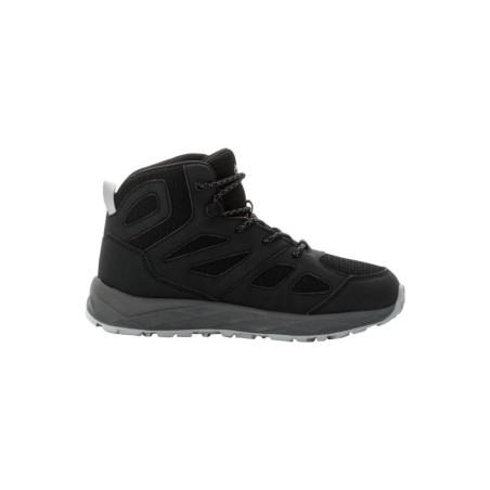 Jack Wolfskin Woodland 2 Texapore Mid Kids Wasserdichte Wanderschuhe Kinder 32 grey,black Phantom