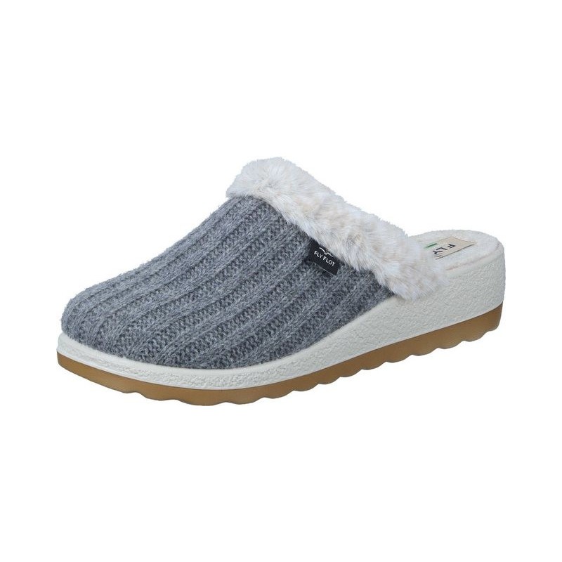 Fly Flot Hausschuhe Pantoffel aus Flauschstoff
