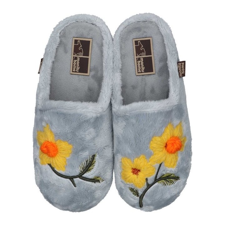 Manitu-Home Hausschuhe Hausschuh aus Flauschstoff