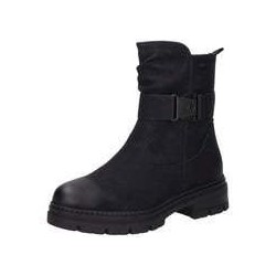 Relife Stiefelette Damen schwarz|schwarz
