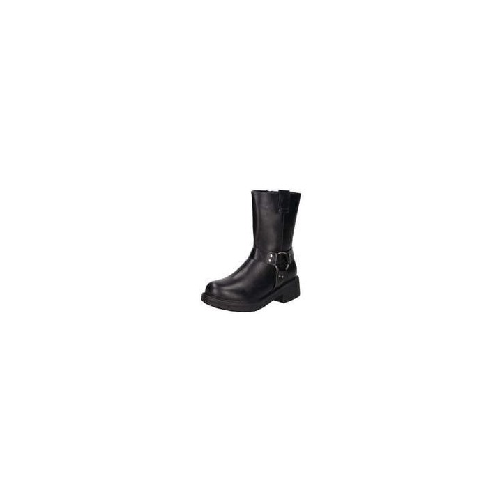 Charmosa Biker Boots Damen schwarz|schwarz
