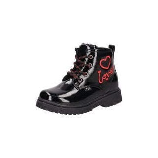 Leone for Kids Schnür Boots Mädchen schwarz|schwarz|schwarz|schwarz|schwarz|schwarz|schwarz|schwarz