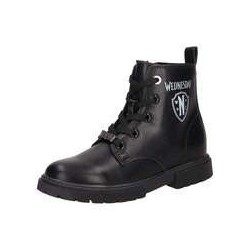 Wednesday Schnür Boots Mädchen schwarz|schwarz