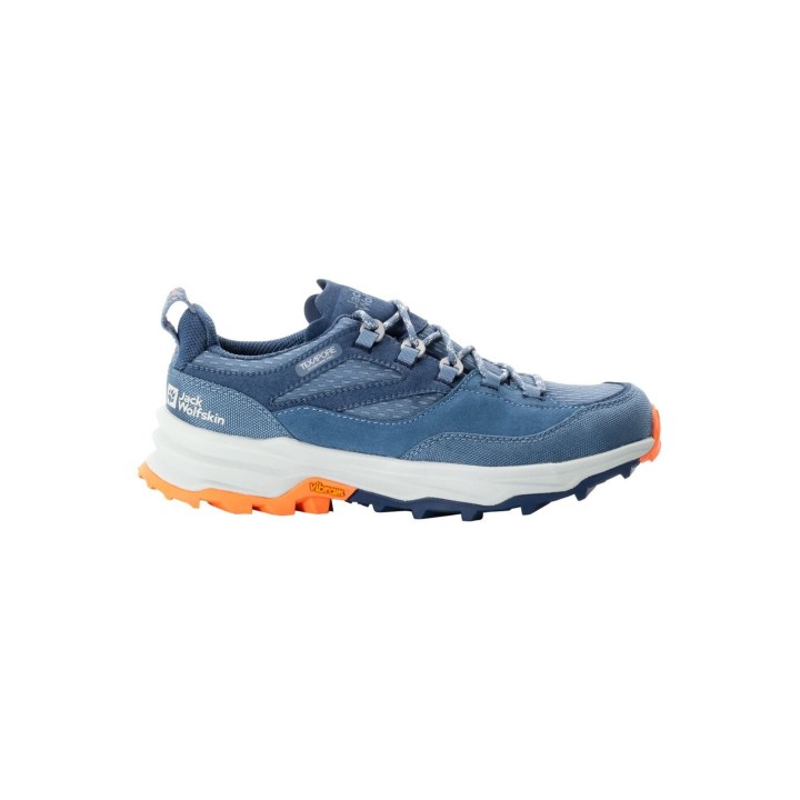 Jack Wolfskin Cyrox Texapore Low Women Wasserdichte Wanderschuhe Damen 40.5 blue Elemental Blue
