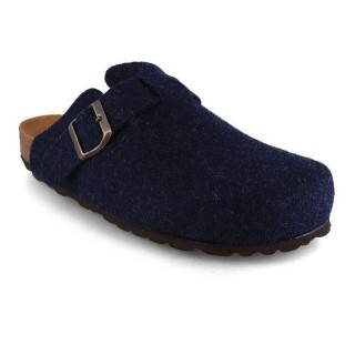 Tuffeln Clogs Filzpantoffeln Feierabend Pantoletten mit Schnalle Hausschuh mit Korkfußbett