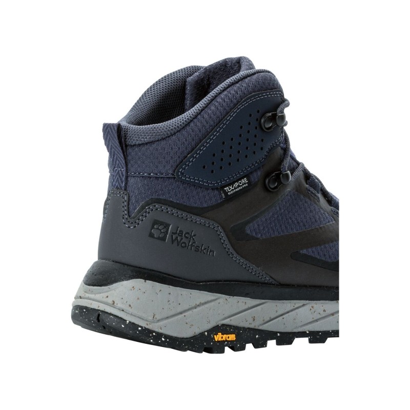 Jack Wolfskin Terraventure Texapore Mid Women Wasserdichte Wanderschuhe Damen 40.5 grey,black Graphite