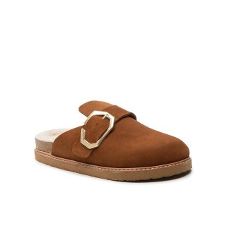 GENUINS Hausschuhe Grisel G104531 Camel Hallenschuh