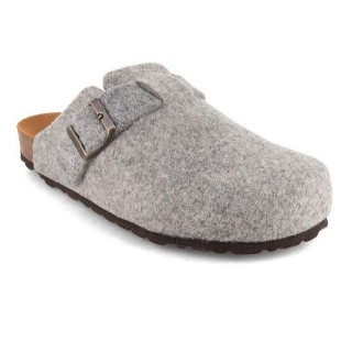 Tuffeln Clogs Filzpantoffeln Feierabend Pantoletten mit Schnalle Hausschuh mit Korkfußbett