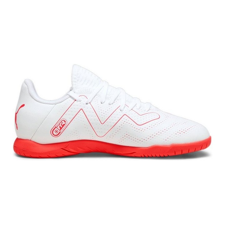 PUMA FUTURE PLAY IT Jr BLACK/WHITE-DK SMOKE GREY-GREY Fußballschuh