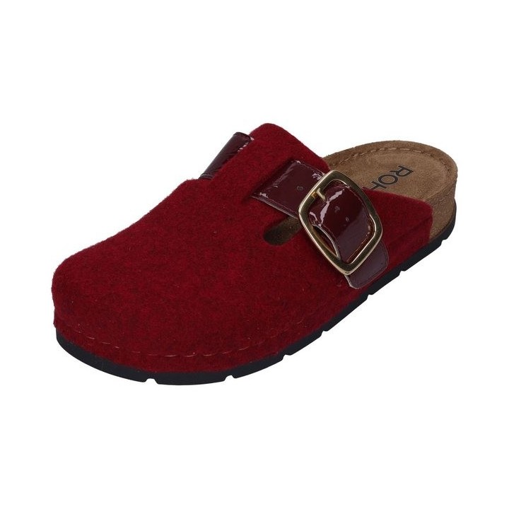 Rohde D SOAVE 6012 Hausschuh Weinrot