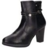 Charmosa Stiefelette Damen schwarz|schwarz|schwarz