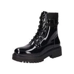 Tom Tailor Schnür Boots Damen schwarz|schwarz|schwarz