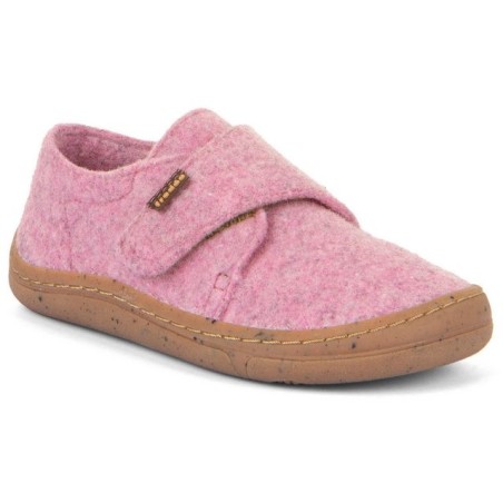 froddo® BAREFOOT WOOLY Hausschuh Klettschuh, Kindergartenschuh mit Wollfutter