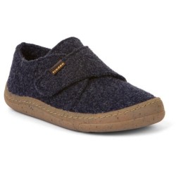 froddo® BAREFOOT WOOLY Hausschuh Klettschuh, Kindergartenschuh mit Wollfutter