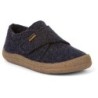 froddo® BAREFOOT WOOLY Hausschuh Klettschuh, Kindergartenschuh mit Wollfutter