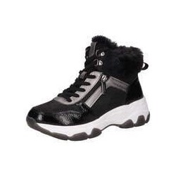 Bugatti Schnür Boots Damen schwarz|schwarz