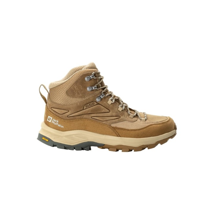 Jack Wolfskin Cyrox Texapore Mid Men Wasserdichte Wanderschuhe Herren 44 brown Dunelands