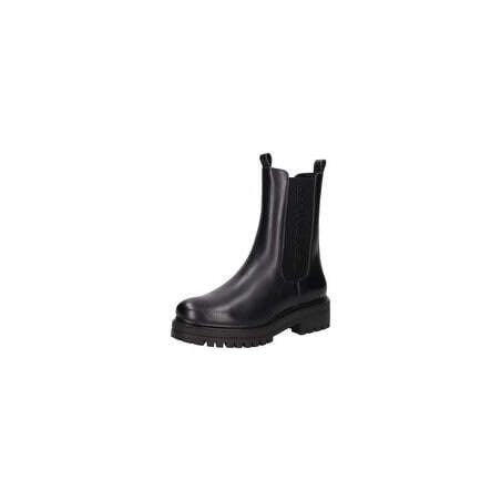 Tom Tailor Chelsea Stiefelette Damen schwarz|schwarz