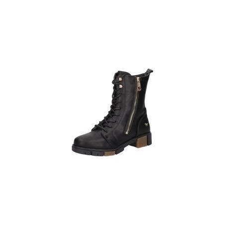 Mustang Schnürstiefelette Damen schwarz|schwarz|schwarz