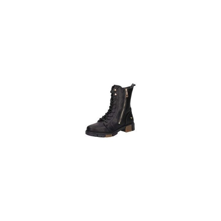 Mustang Schnürstiefelette Damen schwarz|schwarz|schwarz