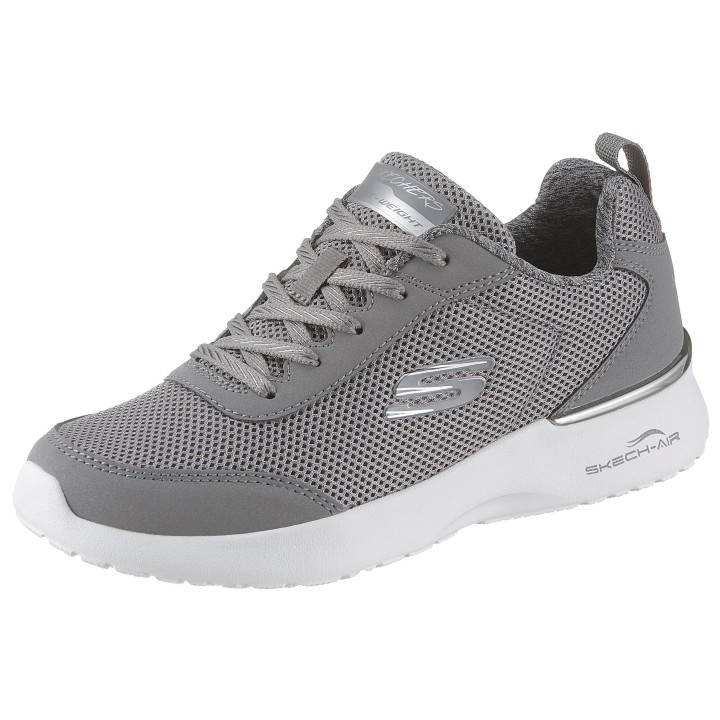 Skechers Sneaker "Skech-Air Dynamight - Fast Brake", Metallic-Element an der Ferse, Freizeitschuh, Halbschuh, Schnürschuh