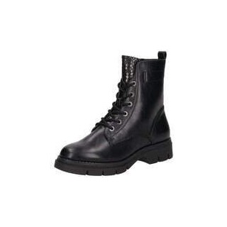 Tamaris Schnür Boots Damen schwarz|schwarz