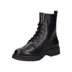 Tamaris Schnür Boots Damen schwarz|schwarz