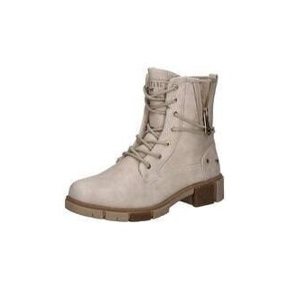 Mustang Schnürstiefelette Damen beige|beige