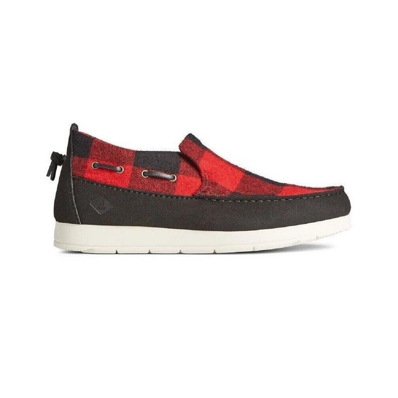 Sperry Moc-Sider Buffalo Check Herren Sneaker Halbschuhe Slip On STS23720 Mokassin