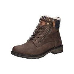 Mustang Schnür Boots Herren braun|braun