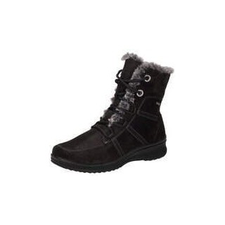Ara Schnür Boots Damen schwarz|schwarz
