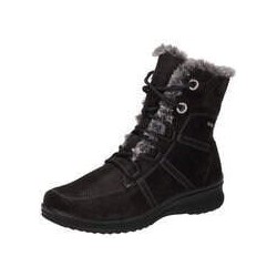 Ara Schnür Boots Damen schwarz|schwarz