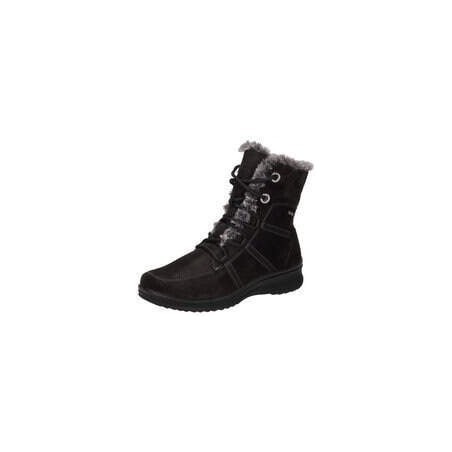 Ara Schnür Boots Damen schwarz|schwarz