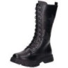 Barbarella Schnürstiefel Mädchen schwarz|schwarz