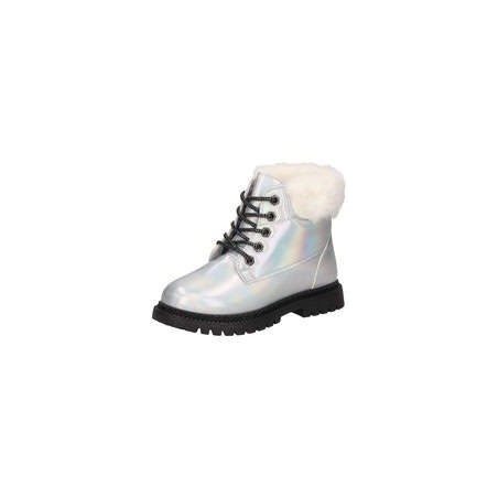 Puccetti Schnür Boots Mädchen silber|silber|silber