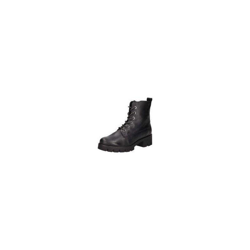 Gabor Schnürstiefelette Damen schwarz|schwarz