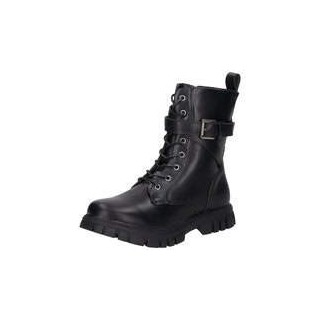 Barbarella Schnür Boots Mädchen schwarz|schwarz|schwarz