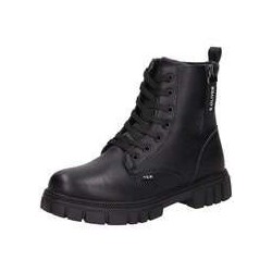 s.Oliver Schnür Boots Mädchen schwarz|schwarz